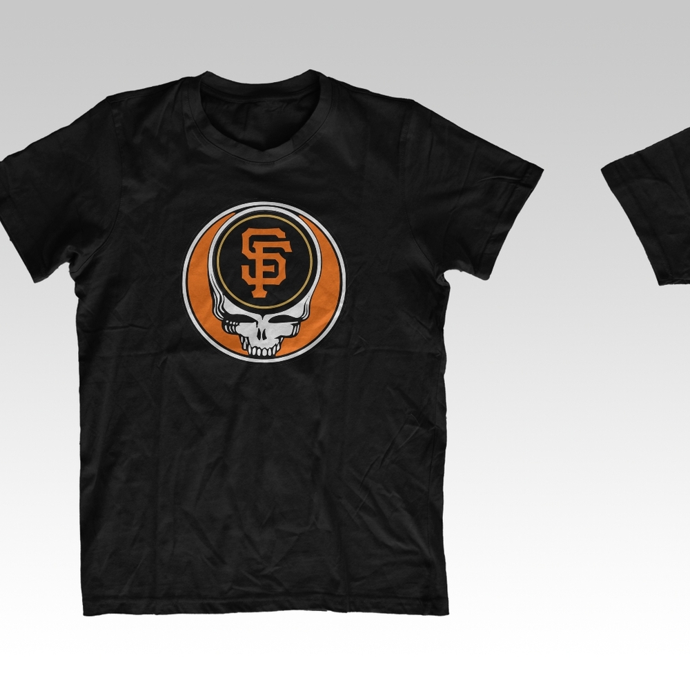 On the Lot San Francisco Giants Grateful Dead inspired steal your base tshirt